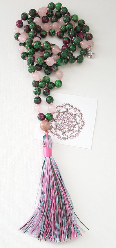 Mala Kette "Kreativität, Liebe & Vitalität"