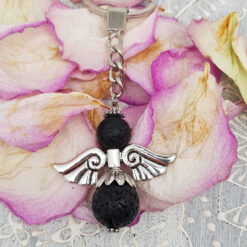 Schlüsselanhänger Engel (Lava)