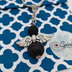 Alternative view of Schlüsselanhänger Engel (Lava)