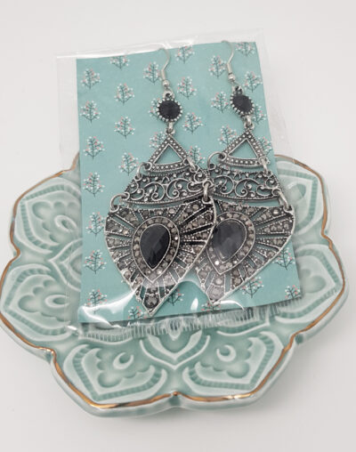 Ohrschmuck "Lemuria" (schwarz)