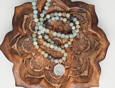 Steinkette "Mandala" (Amazonit)
