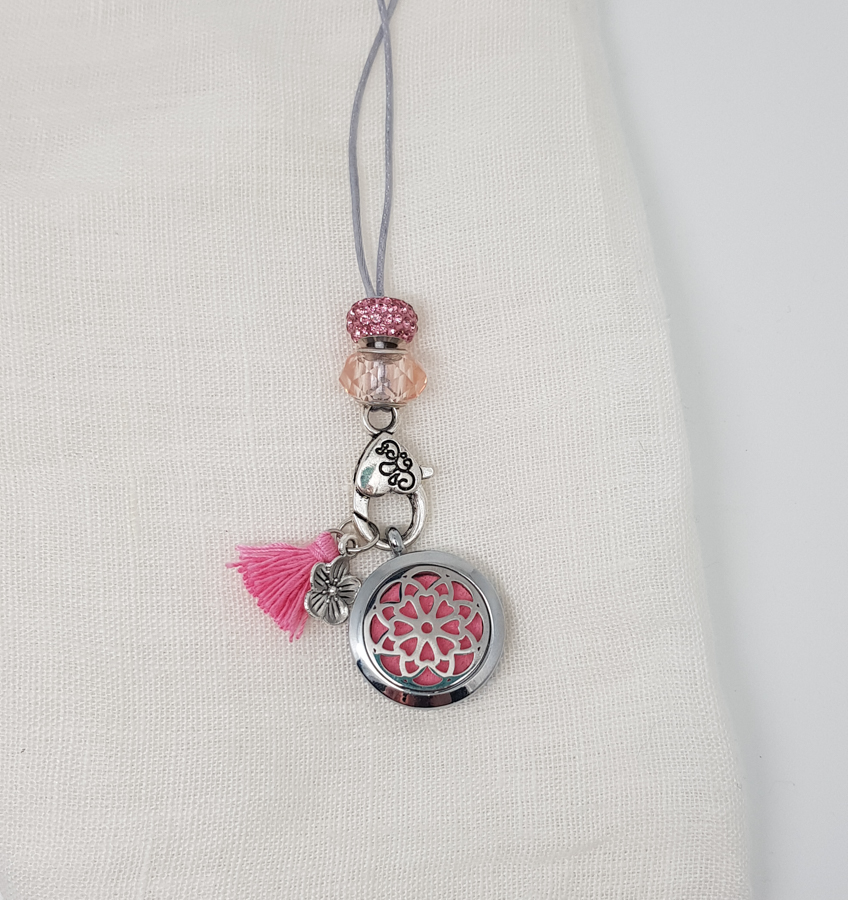 Halskette Aroma-Medaillon "Blume" – Bild 4