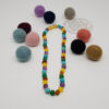 Halskette "Bernstein Bunt"
