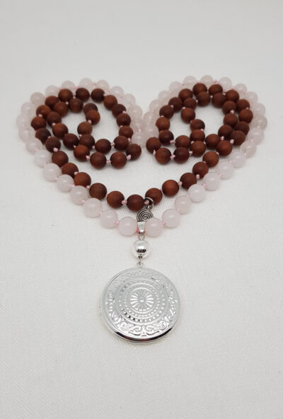 Mala Kette "Innehalten"  (Sandelholz)