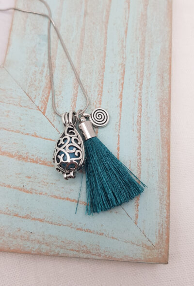 Halskette "Geheimnisvoll" (Larimar)