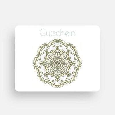 Geschenk Gutschein