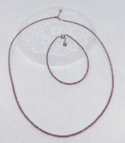 Halskette mit Armband "Purple"