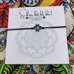 Alternative view of Wunscharmband "Viel Glück"