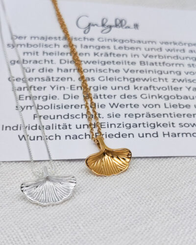 Halskette "Ginkgo"