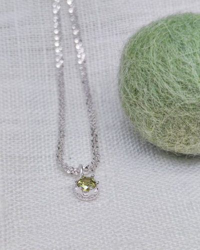Halskette "Herzglanz" (Peridot)