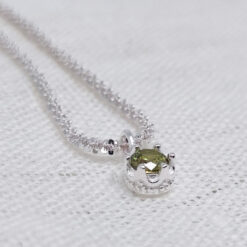 Alternative view of Halskette "Herzglanz" (Peridot)