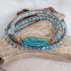 Alternative view of Wickelarmband "Feder"