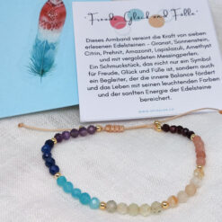 Armband "Freude, Glück und Fülle"