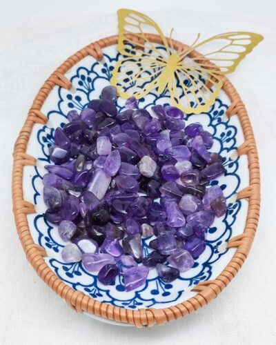 Trommelsteine/Kies: Amethyst