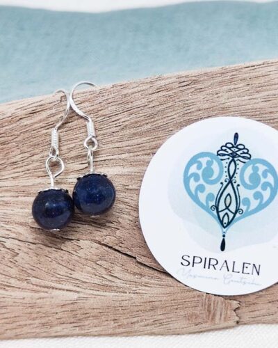 Ohrhänger "Nachtblau" (Lapislazuli)