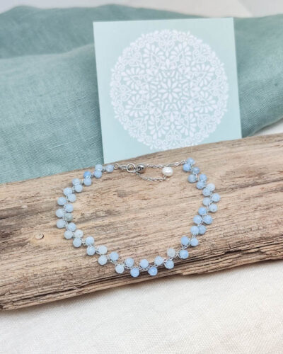 Armband "Freudenschimmer" (Aquamarin)