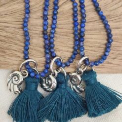 Alternative view of Steinkette "Meerliebe" (Lapis Lazuli)