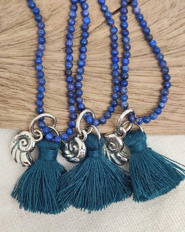 Steinkette "Meerliebe" (Lapis Lazuli) – Bild 2