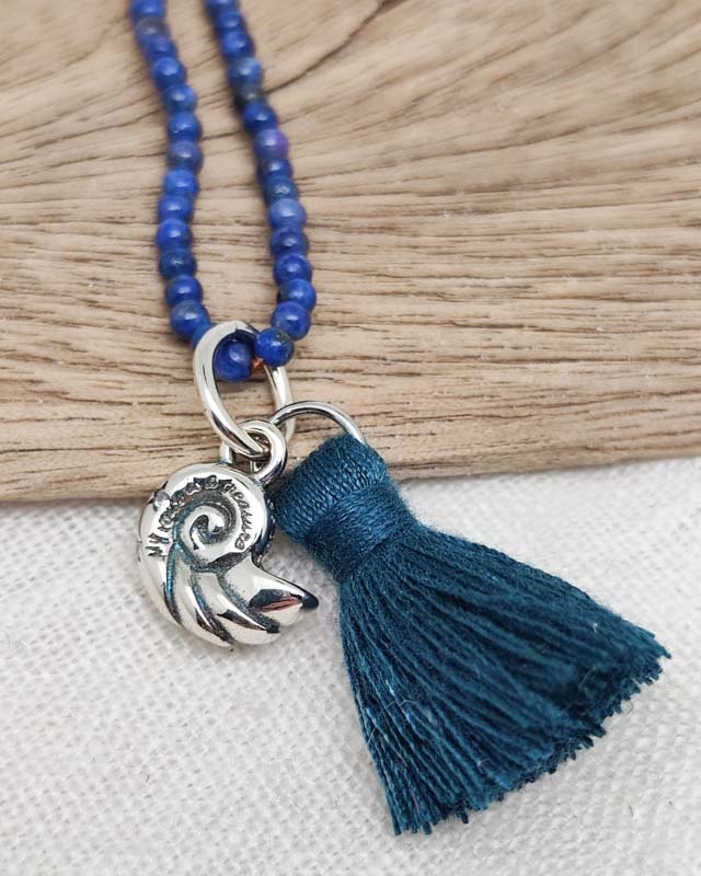 Steinkette "Meerliebe" (Lapis Lazuli) – Bild 3