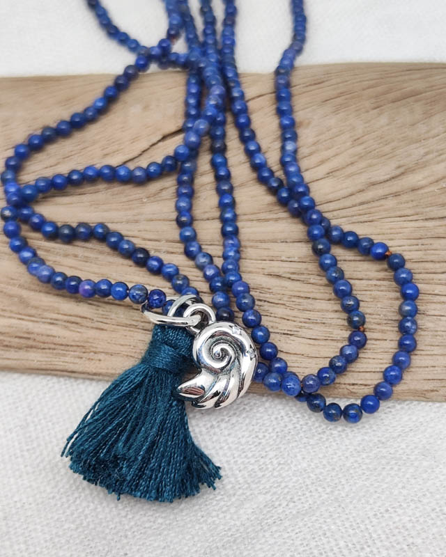 Steinkette "Meerliebe" (Lapis Lazuli) – Bild 4