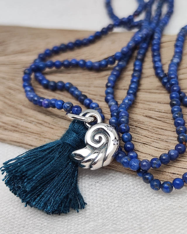 Steinkette "Meerliebe" (Lapis Lazuli)
