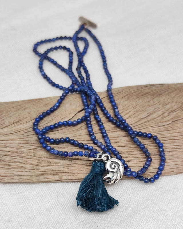 Steinkette "Meerliebe" (Lapis Lazuli) – Bild 5