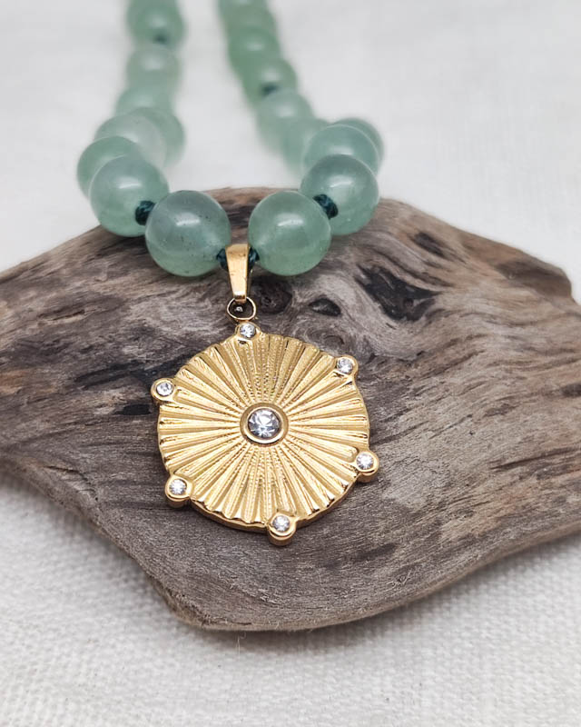 Steinkette „Aurum Soli" – Bild 2