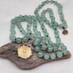 Steinkette „Aurum Soli"