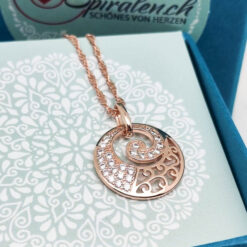 Halskette "Spirale" (Roségold)