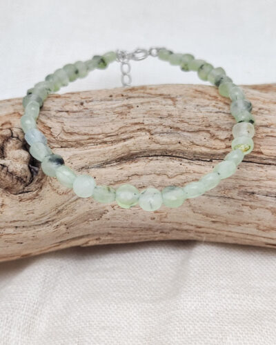 Armband "Birkenherz" (Prehnit)
