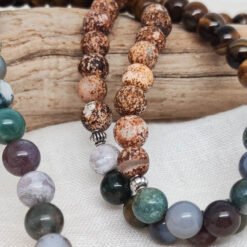 Alternative view of Steinkette "Sonnenstrahl" mit Armband