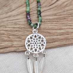 Alternative view of Steinkette "Fein im Hier" (Traumfänger)