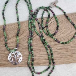 Steinkette "Fein im Hier" (Lebensbaum)