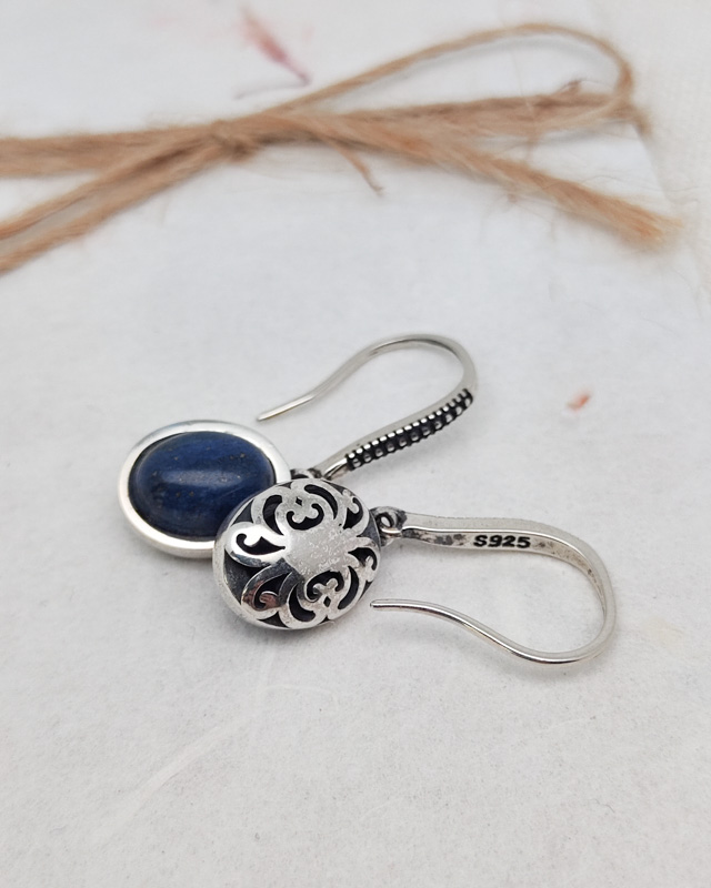 Ohrhänger «Sternenflüstern» (Lapislazuli) – Bild 3