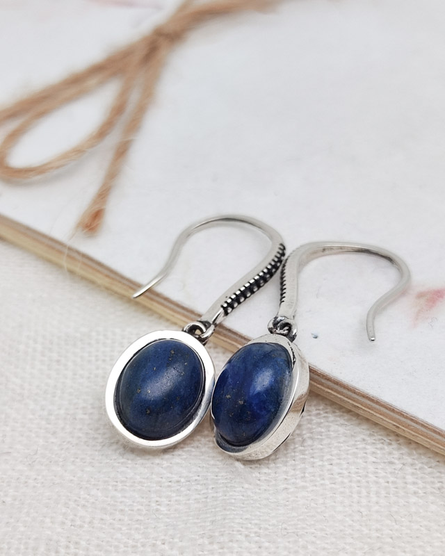 Ohrhänger «Sternenflüstern» (Lapislazuli)