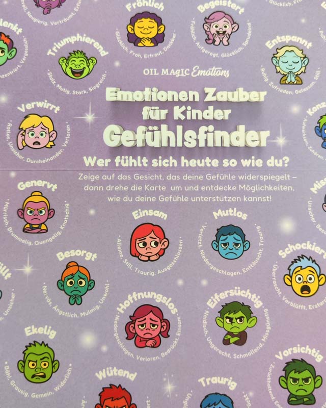 Gefühlsfinder Rad - Oil Magic Emotionen Zauber für Kinder – Bild 2