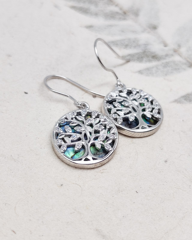 Schmuckset "Lebensbaum mit Paua" – Bild 6