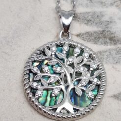 Schmuckset "Lebensbaum mit Paua" – Bild 4