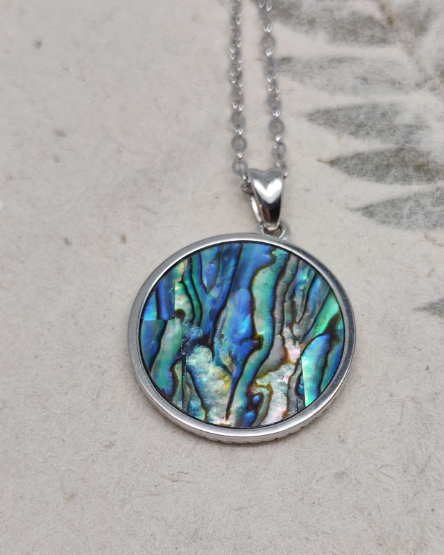 Schmuckset "Lebensbaum mit Paua" – Bild 5