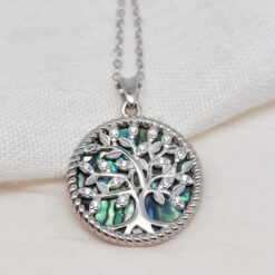 Schmuckset "Lebensbaum mit Paua" – Bild 3